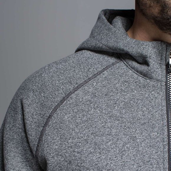 Lululemon Best Coast Hoodie - Heathered Gray/ Black - Small - Picture 4 of 8